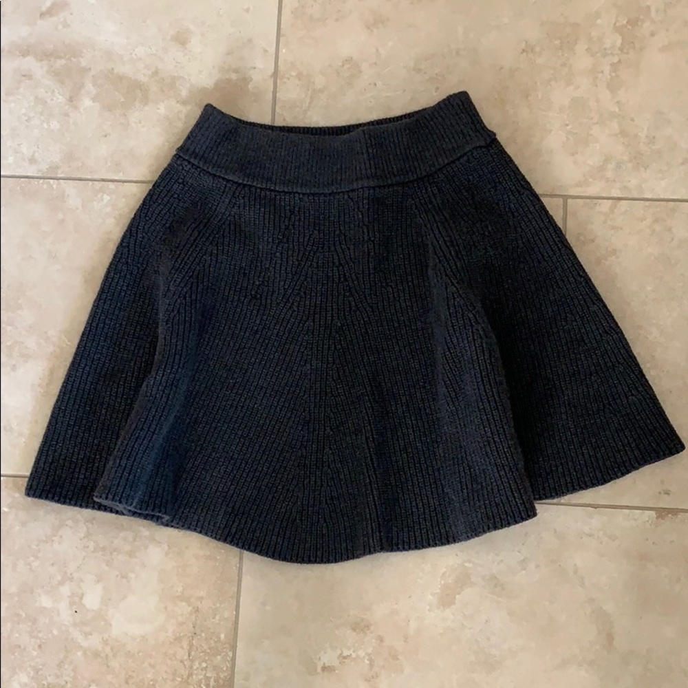 Gap Sweater Skater Skirt Grey Large Classic